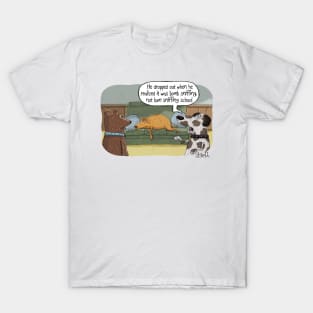 Bum sniffing school T-Shirt